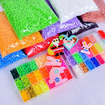 20colours/box Yantjouet 5mm Mini Beads Set 2000pcs DIY Hama Beads Iron Beads High Quality Gift