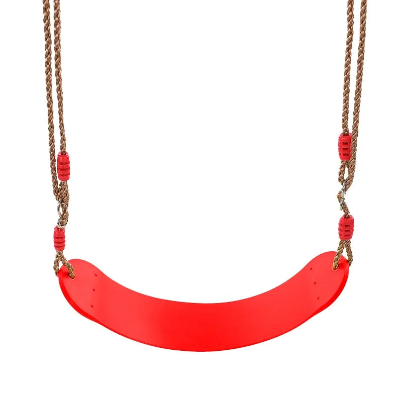 1pc Swing Gymnastic Ring Rope Soft Board Swing Children's Plastic Chain Skateboard Amusement par Swing Outdoor Children's Swing