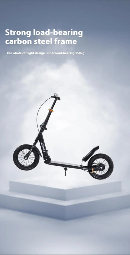 Non-Electric Folding Two-Wheeled Skateboard for Boys & Girls Children's Brake System Available in Multiple Colors