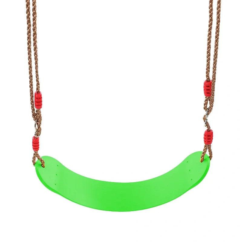 1pc Swing Gymnastic Ring Rope Soft Board Swing Children's Plastic Chain Skateboard Amusement par Swing Outdoor Children's Swing