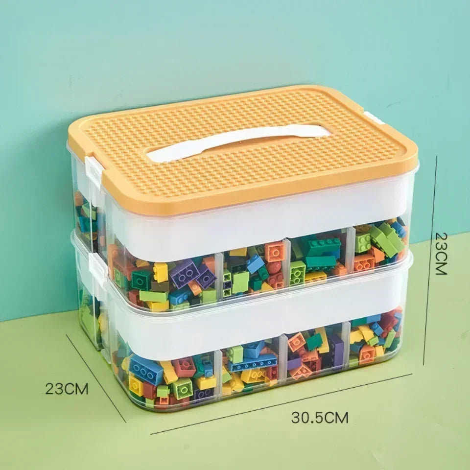 Lego Storage for kids Building Blocks Storage Boxes Adjustable Lego Or ...