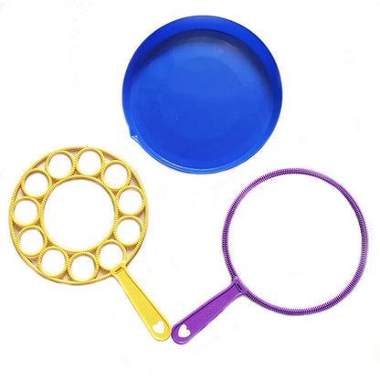 Bubble Machine Blowing Bubble Tool Soap Bubble Maker Blower Set Big Bubble Dish Outdoor Funny Gift Toys For Children Bubble Wand