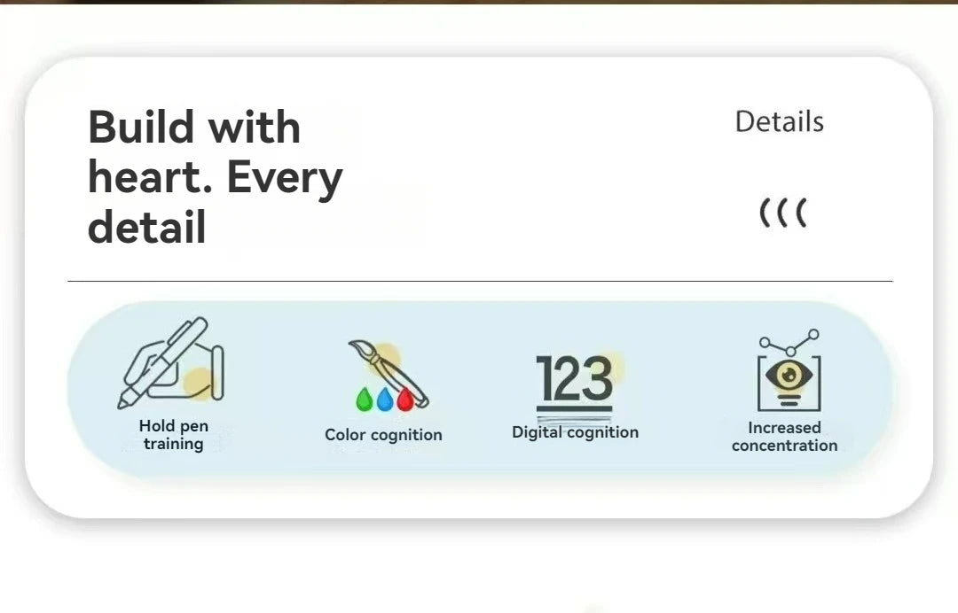 Children's Magnetic Maze Walking Ball Baby Concentration Training, Writing Logic Thinking 3 year Old Early Education Puzzle To