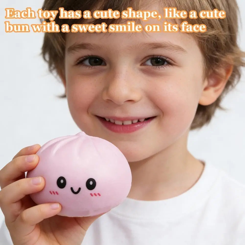 Shiny Dumpling Mystery Box Colorful Dumpling Stress Relief Balls Easter Gift Box Fillers Stretchable Office Desk Toys