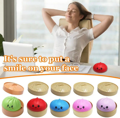 Shiny Dumpling Mystery Box Colorful Dumpling Stress Relief Balls Easter Gift Box Fillers Stretchable Office Desk Toys