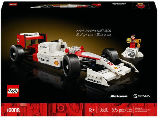 LEGO ICs McLaren MP4/4 and Ayrton Senna