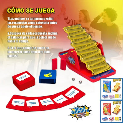 New Board Game Tilt n Shout Swinging^& Stilt Multiplayer Battle/ Answering Interactive Table Game~ Family Party Board Toy!!!