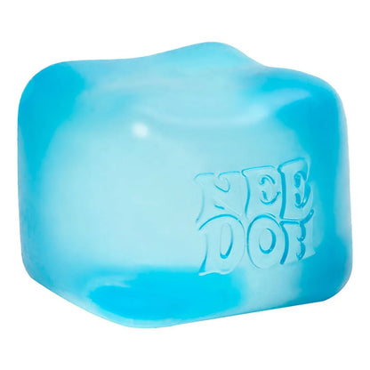 Schylling NeeDoh Nice Cube Sensory Squeeze Toy with Super Solid Squish Stress Relief Anxiety Sensory Tool - 2.25" Cube