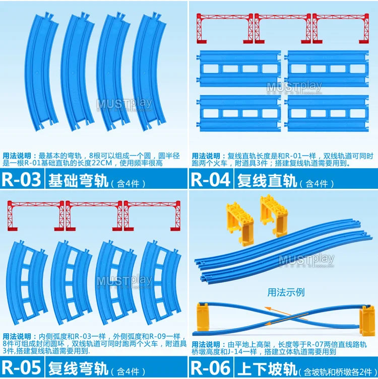Takara Tomy Tomica PALRAIL Train Track Boys Toys Railway Diecast Trackmaster Accessories DIY Assembly Educational Birthday Gift