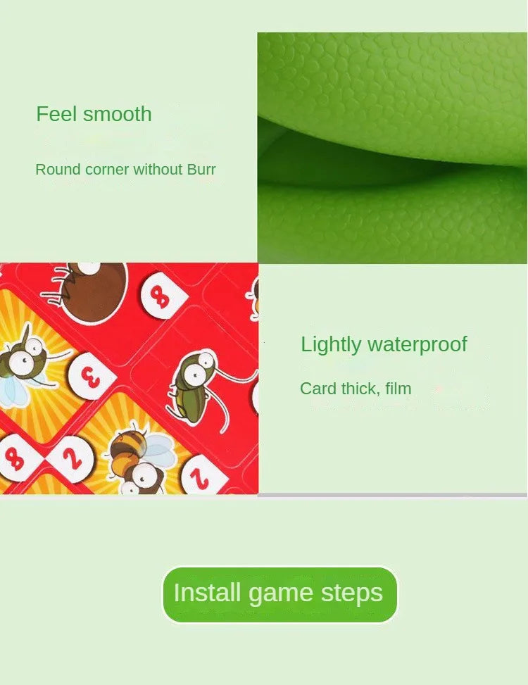 Frog Mask Wagging Tongue Lick Cards Board Games for Children Family Party Toys Antistress Funny Desktop Puzzle Game Toys