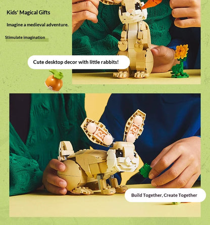 LEGO 3-in-1 Building Blocks 31162 Cute Rabbit Boys and Girls Children's Toys Birthday Gifts Decorative Ornament