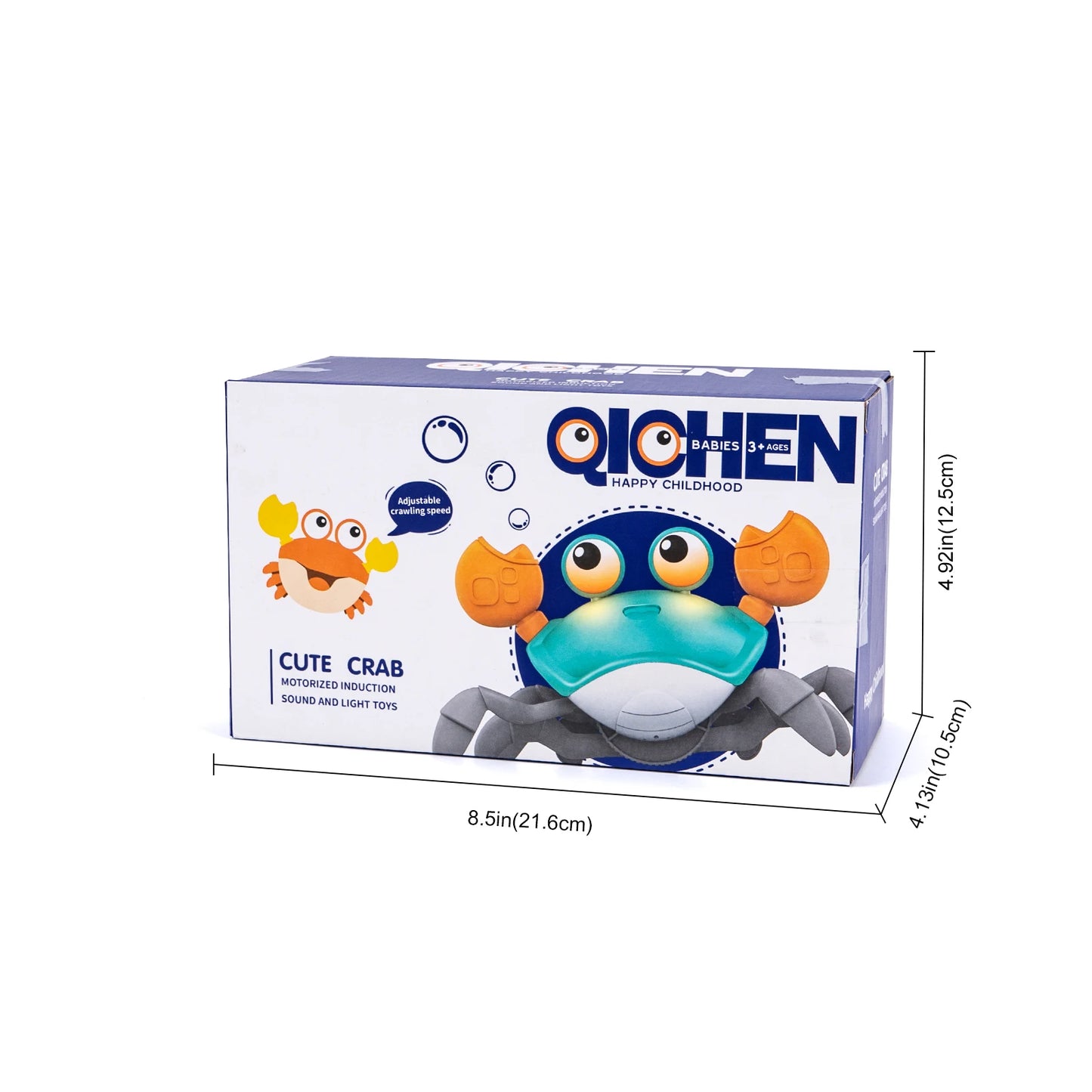 Dancing Crab Run Away Toys Baby Crawling Escape Crabs Toys Kids Electronic Toys USB Charging Interactive Toddler Tummy Time Toys