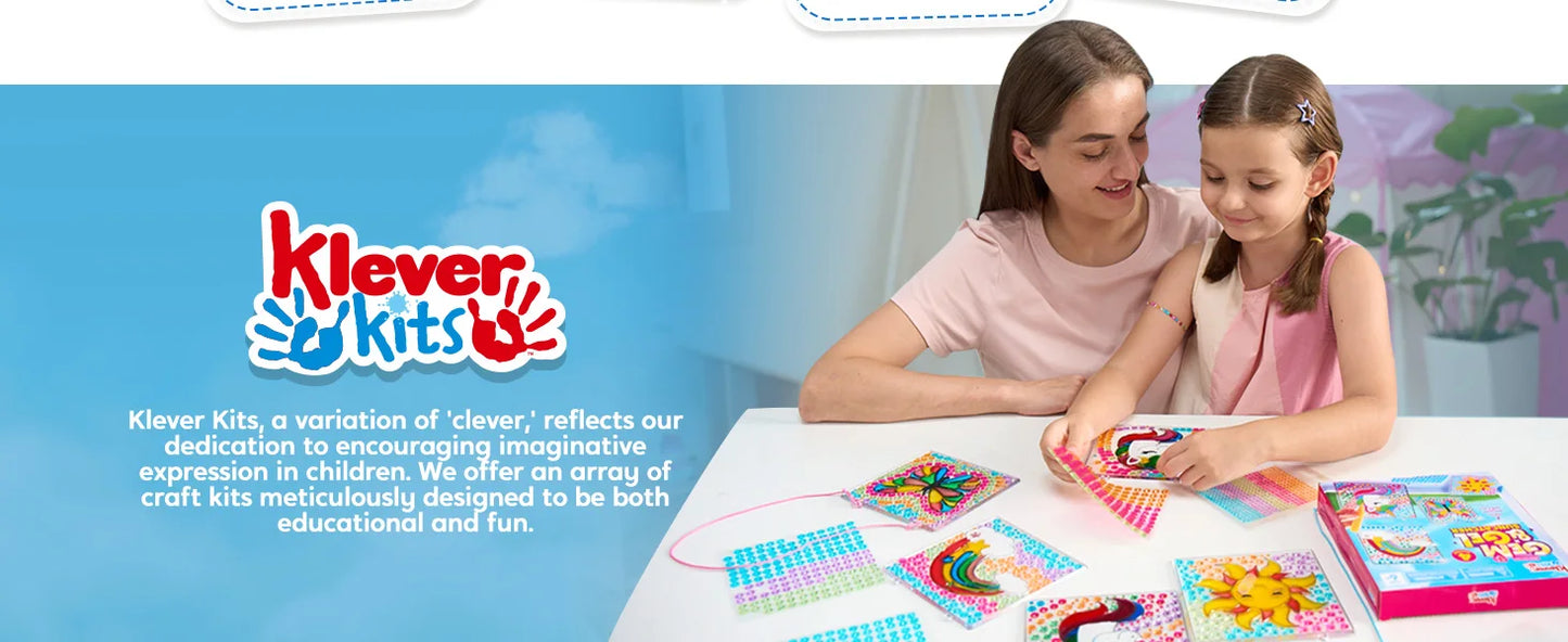 JOYFY 4PCS Window Art 2-in-1 Gems and Gels Suncatcher Diamond and Gels Arts & Crafts Toys for Kids Christmas Birthday Gifts