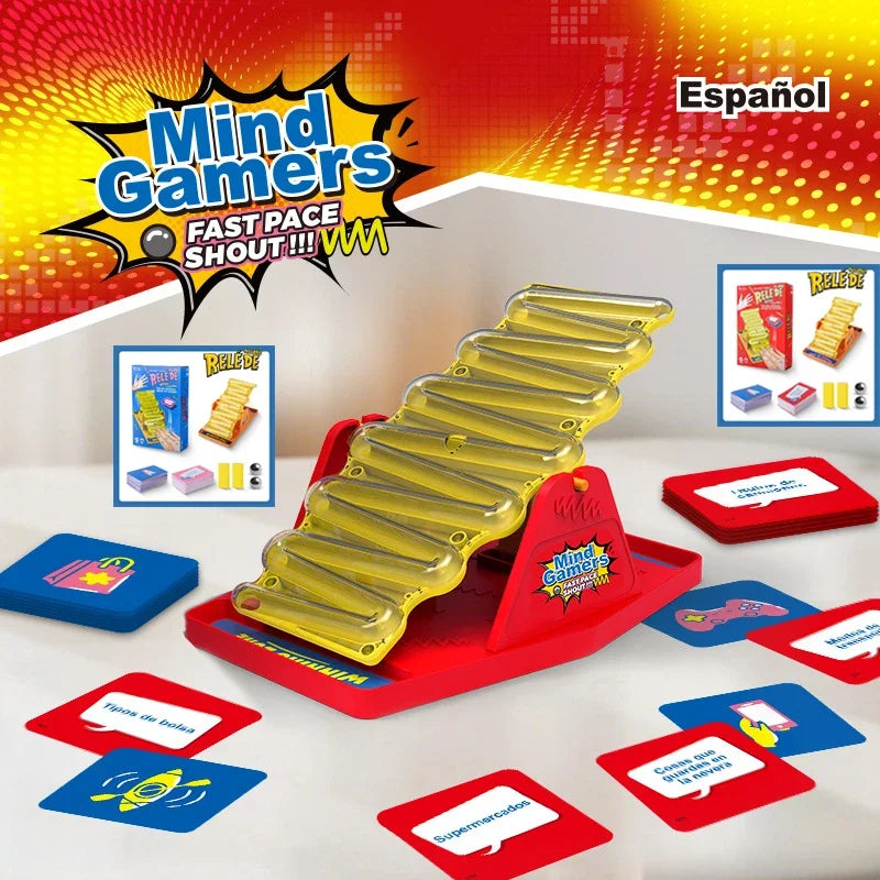 New Board Game Tilt n Shout Swinging^& Stilt Multiplayer Battle/ Answering Interactive Table Game~ Family Party Board Toy!!!