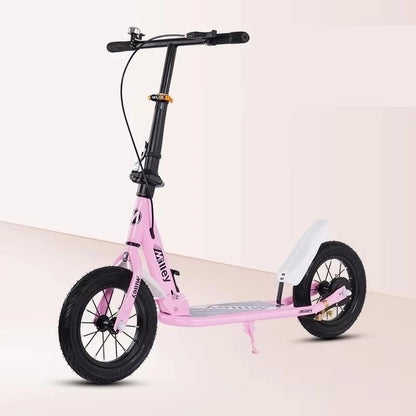 Non-Electric Folding Two-Wheeled Skateboard for Boys & Girls Children's Brake System Available in Multiple Colors