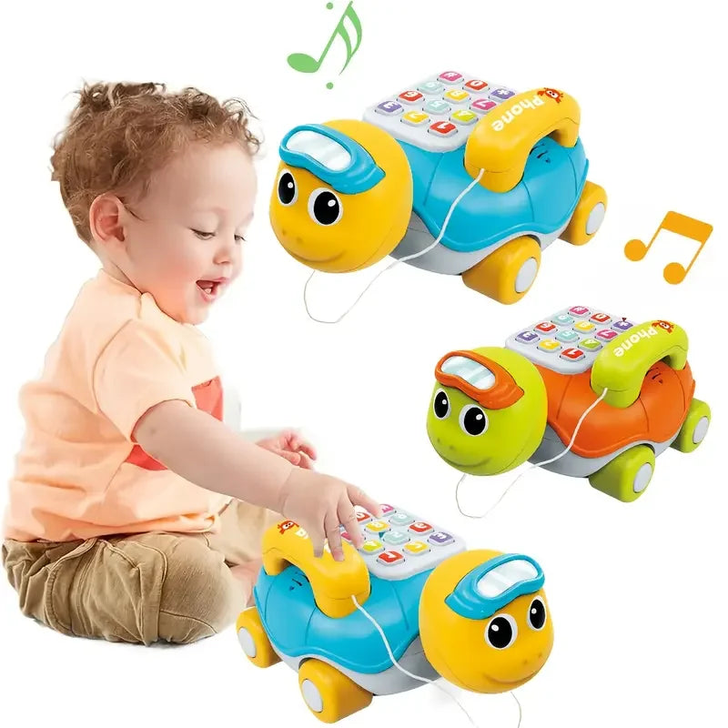 Montessori Educational Toys Baby Musical Bus Toys Educational Musical Learning Toddler for Baby Toddler Activity Bus Toys