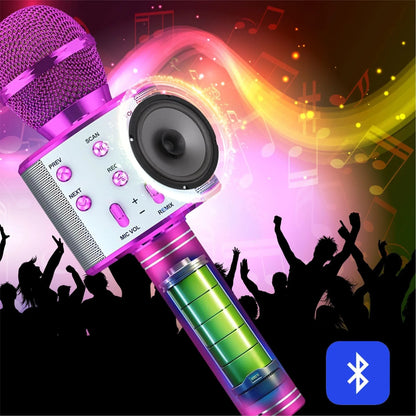 Kids Karaoke Microphone for Girl Toys,Christmas Birthday Gifts Ideas for 3 4 5 6 7 8 9 10 Year Old Girls