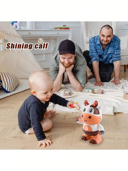 Baby Dancing Cow Toy - Electric Music Plush Cow with Funny Songs and Moves, Baby Interactive Baby Toys, Cute Toddler Christmas G