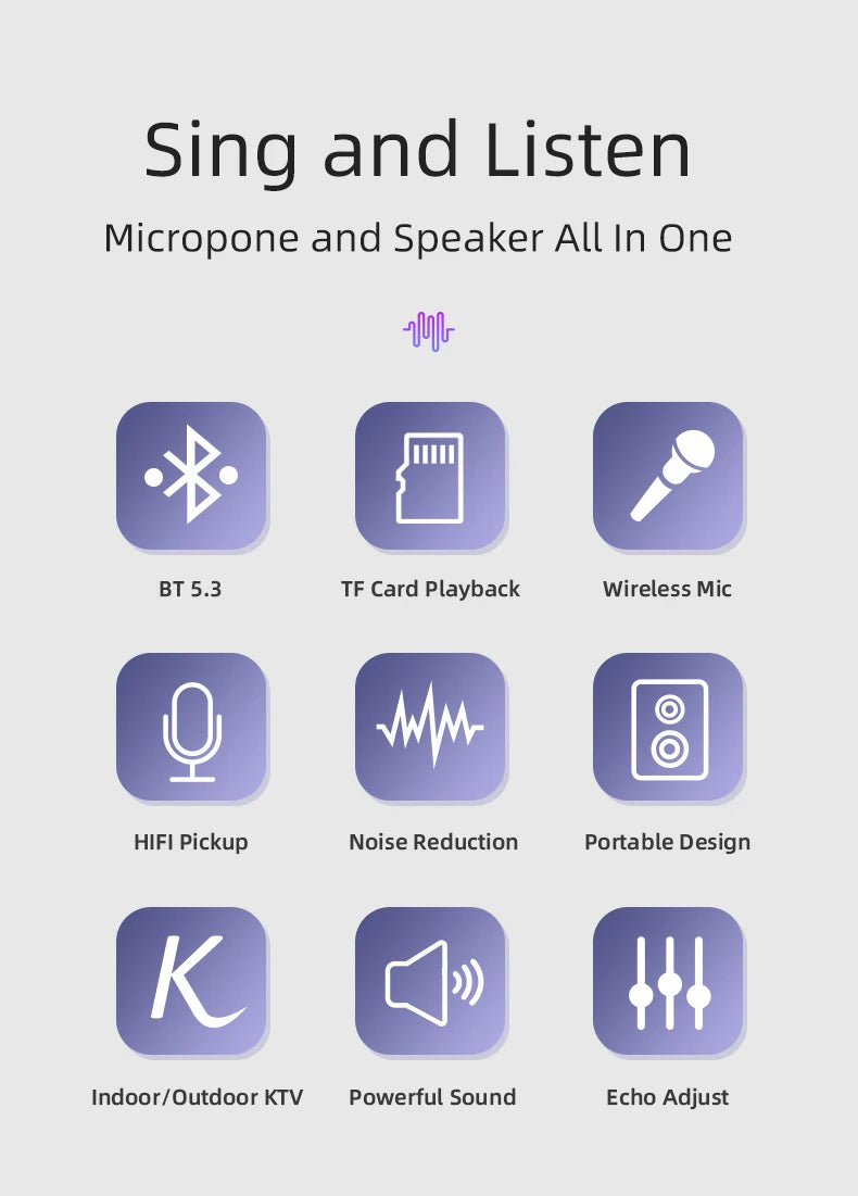 Mini Karaoke Machine for Kids Portable Karaoke Machine Bluetooth Wireless Microphones LDE Light Toys Gifts for Girls Boys