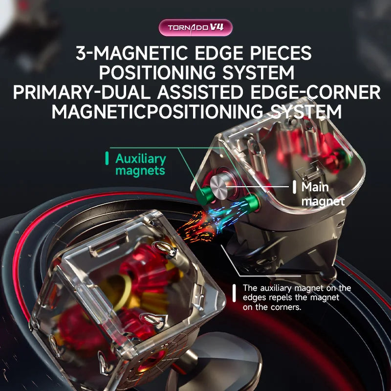 [CubeFun] QiYi XMD Tornado V4 YunLi 3x3 Flagship Version Magnetic Magic Speed Cube QiYi XMD Tornado V4M Pioneer Puzzle Toys