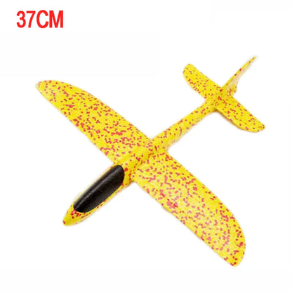 DIY Planes 37/48 CM Hand Throw Airplane EPP Foam Launch Fly Glider Model Aircraft Outdoor Fun Toys for Children Party Game Gifts