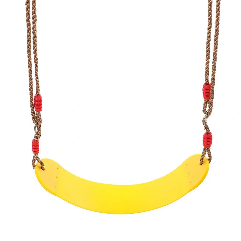 1pc Swing Gymnastic Ring Rope Soft Board Swing Children's Plastic Chain Skateboard Amusement par Swing Outdoor Children's Swing